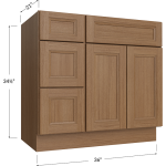 Vanity Sink Drawer Base 36