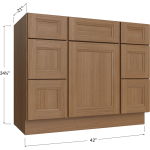 Vanity Single Door / Double Drawer Combo Base