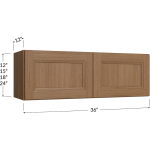 Double Door Bridge Cabinet 36" Wide