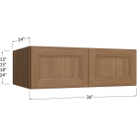 Wall Refrigerator Cabinet 36" Wide