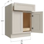 Bases de dos puertas / un cajón con una repisa extraíble