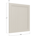 Panel lateral decorativo para base
