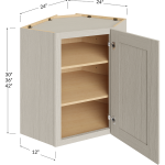 Gabinete de pared esquinero diagonal