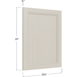 Panel lateral decorativo para mueble de baño