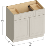 Mueble de baño combinado con cajones y lavabo