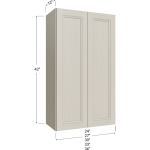 Gabinetes de pared de dos puertas, 42" de alto