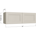 Gabinete puente de dos puertas, 36" de ancho