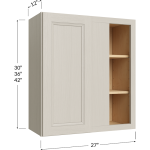 Gabinete de pared ciego, 27" de ancho