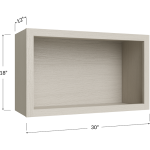 Gabinete de pared abierto