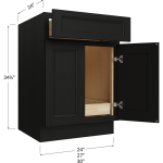 Bases de dos puertas / un cajón con una repisa extraíble