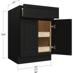 Bases de dos puertas / un cajón con dos repisas extraíbles