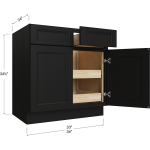 Bases de dos puertas / dos cajones con dos repisas extraíbles