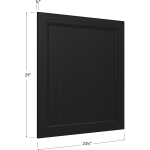 Panel lateral decorativo para base