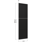 Panel decorativo alto