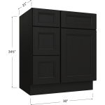 Base de mueble de baño para lavabo con cajones 30