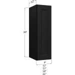 Gabinetes de pared de una puerta, 30" de alto