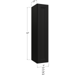 Gabinetes de pared de una puerta, 42" de alto