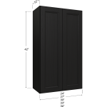 Gabinetes de pared de dos puertas, 42" de alto