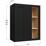 Gabinete de pared ciego, 24" de ancho
