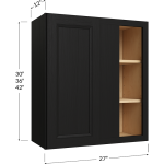 Gabinete de pared ciego, 27" de ancho