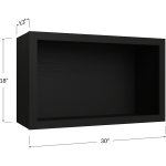 Gabinete de pared abierto