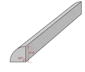 Molding--Quarter Round