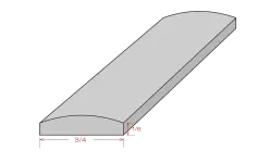 Molding-Double Side Finish Scribe Molding