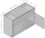 Vanity Combination Cabinet