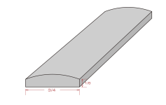 Molding-Double Side Finish Scribe Molding