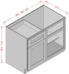 Blind Corner Base