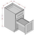 Base Wastebasket