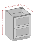 2-Drawer Base