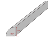 Molding--Quarter Round