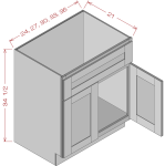 Vanity Sink Base