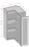Easy Reach Wall Cabinet