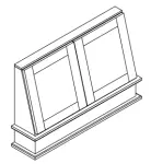 Wall Hood With Decorative Door