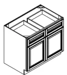 2 Door 2 Drawer Base Cabinets