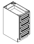 Four Drawer Base Cabinet