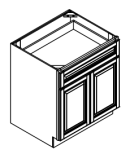 2 Door 1 Drawer Base Cabinets