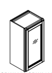 30" High One Wall Cabinets
