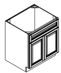 1 Drawer Sink Base Cabinet