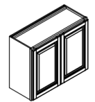 24" High Wall Bridge Cabinets