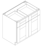Gabinetes base de 2 puerta(s) y 2 cajón(es)