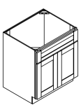 1 Drawer Sink Base Cabinet