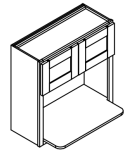 Wall Built In Microwave Cabinets