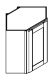 Gabinetes de pared diagonales