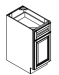 1 Door 1 Drawer Base Cabinets