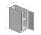Single Full Height Door Bases