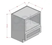 Microwave Base Cabinet