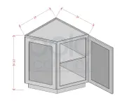 Base Return Angle End Cabinet